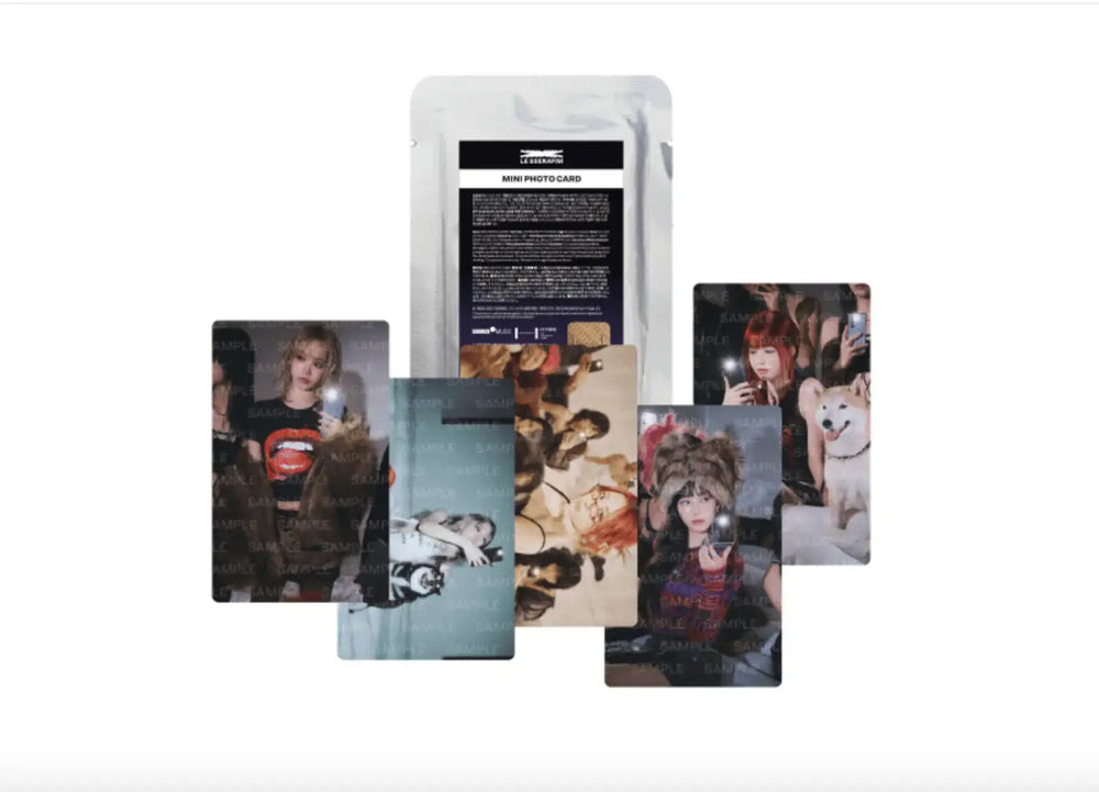 LE SSERAFIM - CRAZY Mini Album - Random Photo Card - LE SSERAFIM - Photocard - Harumio