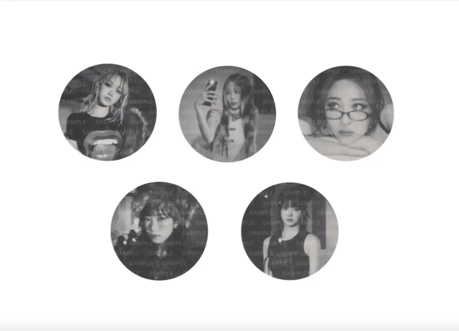 LE SSERAFIM - CRAZY Mini Album - Photo Coaster Set - LE SSERAFIM - Coaster - Harumio