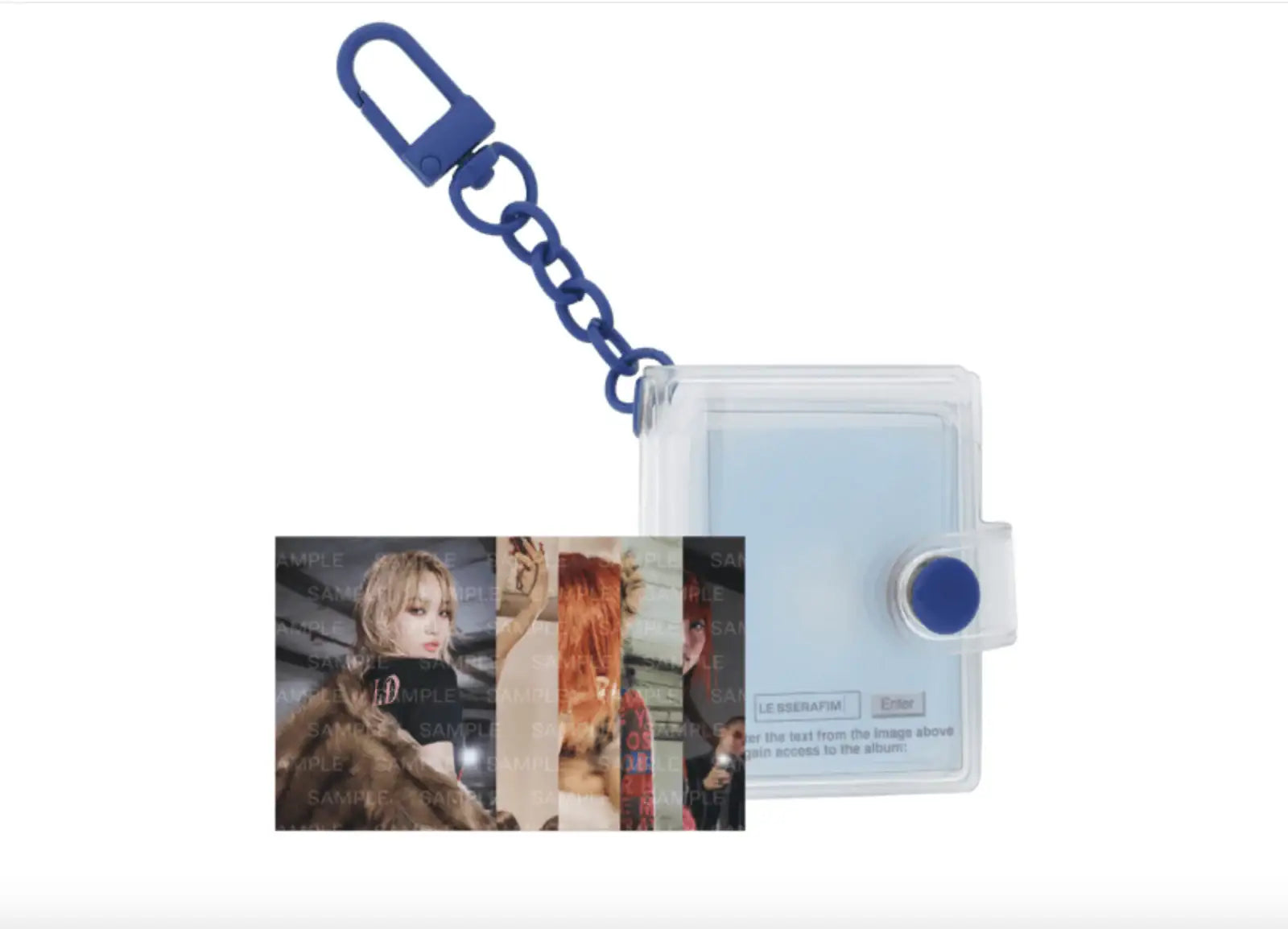 LE SSERAFIM - CRAZY Mini Album - Mini Photo Binder - LE SSERAFIM - Photocard Holder - Harumio