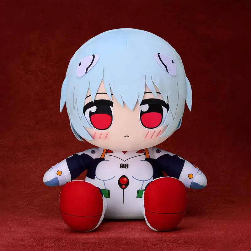 Evangelion New Theatrical Edition x ANIPLUS - Kuripan BIG Ayanami Rei Plush Doll - ANIPLUS - Plush Doll - Harumio