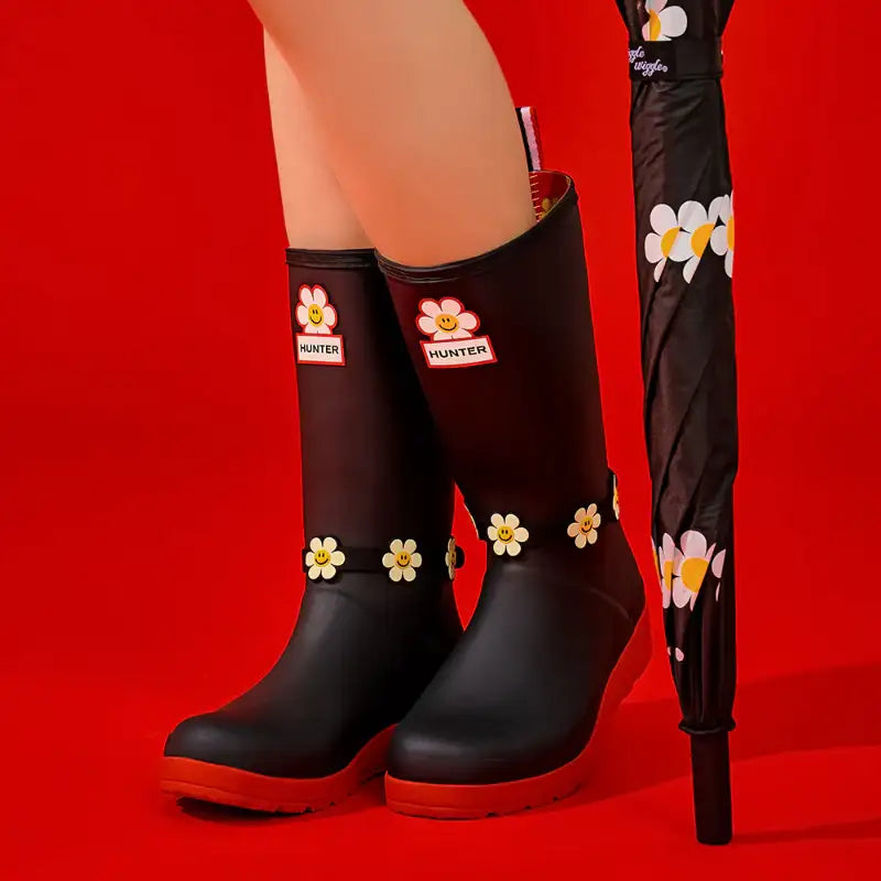 wigglewiggle X HUNTER【送料込】Play Tall Rain Boots HUNTER x Wiggle Wiggle - Play Tall Rain Boots Strap Set