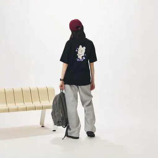 BT21 - MANG The Best Dancer Basic Short Sleeve T-Shirt - BT21 - T-Shirt - Harumio