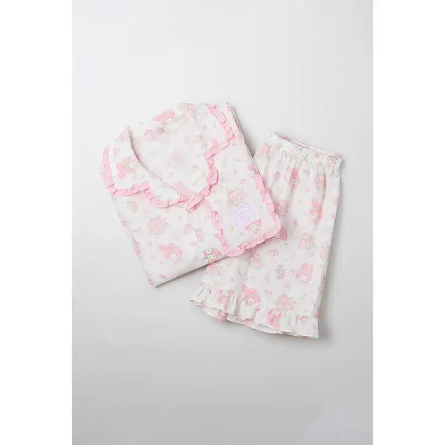 SPAO x My Melody - 50th Anniversary Short Sleeve Pajamas - SPAO - Pajamas - Harumio