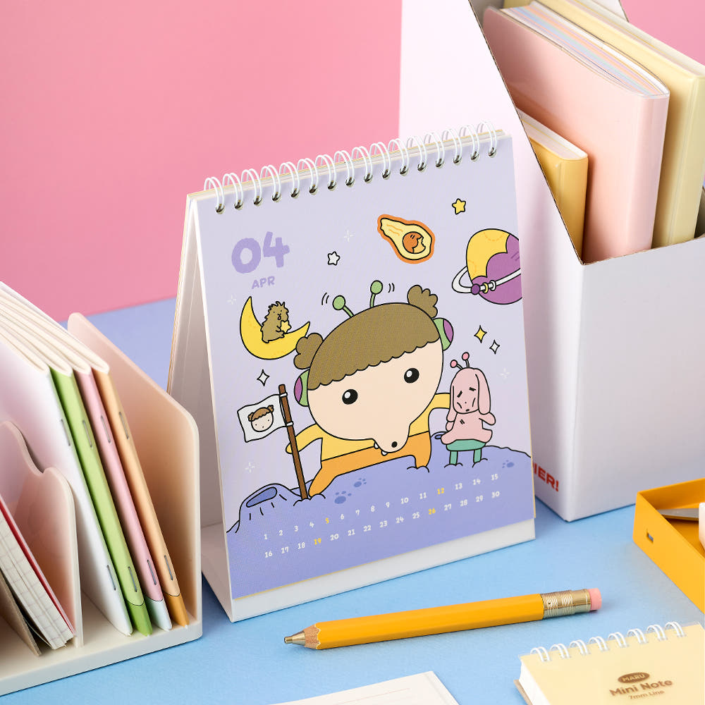 Maru is a Puppy - 2026 Mini Desk Calendar