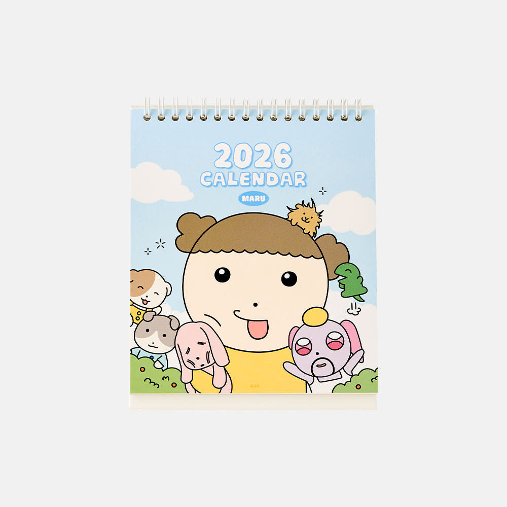 Maru is a Puppy - 2026 Mini Desk Calendar