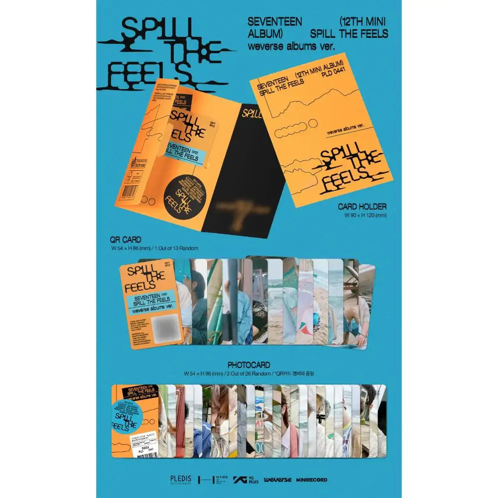 SEVENTEEN - SPILL THE FEELS : 12th Mini Album (Weverse Album) - SEVENTEEN - Album - Harumio