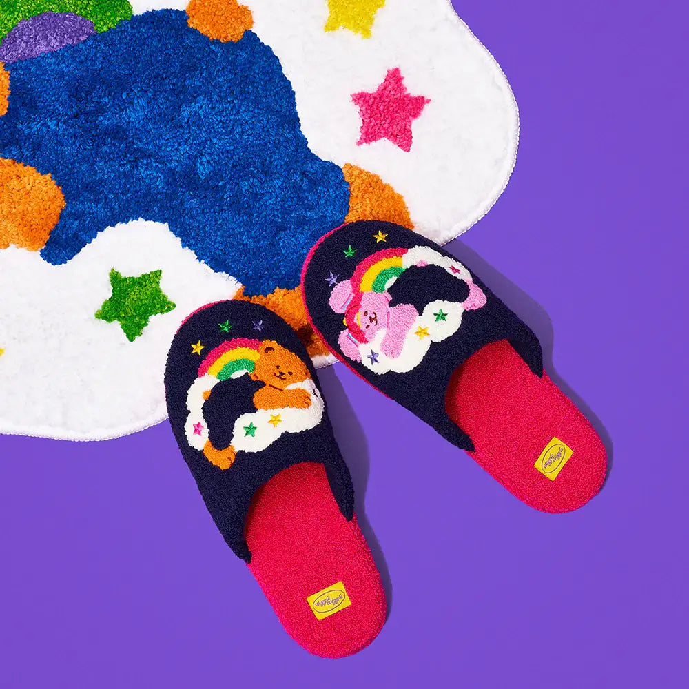 Wiggle Wiggle - Cloud Bear & Bunny Terry Home Slippers - Wiggle Wiggle - Slipper - Harumio