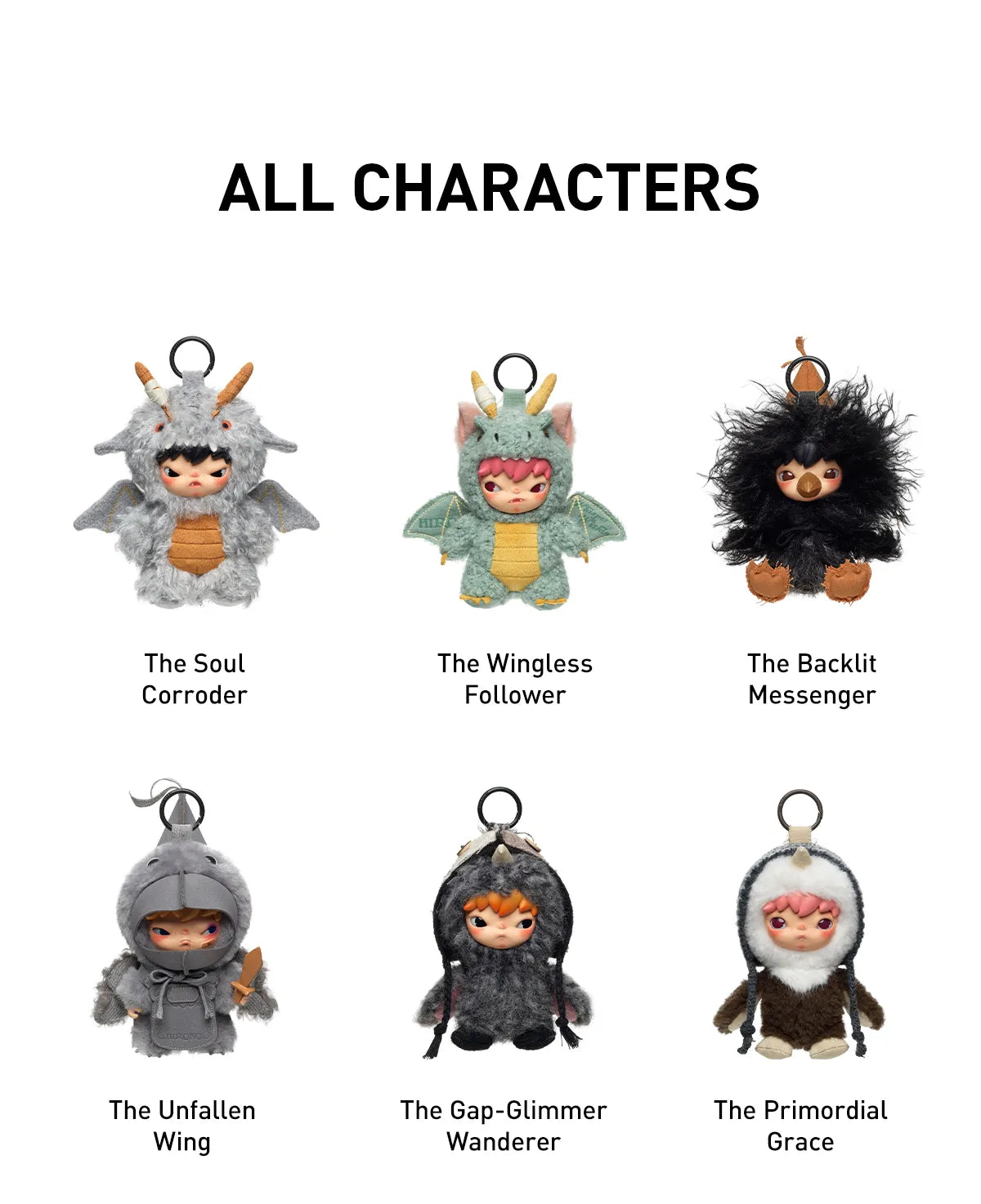 Hirono - Traveler in the Mist Series Doll Keyring