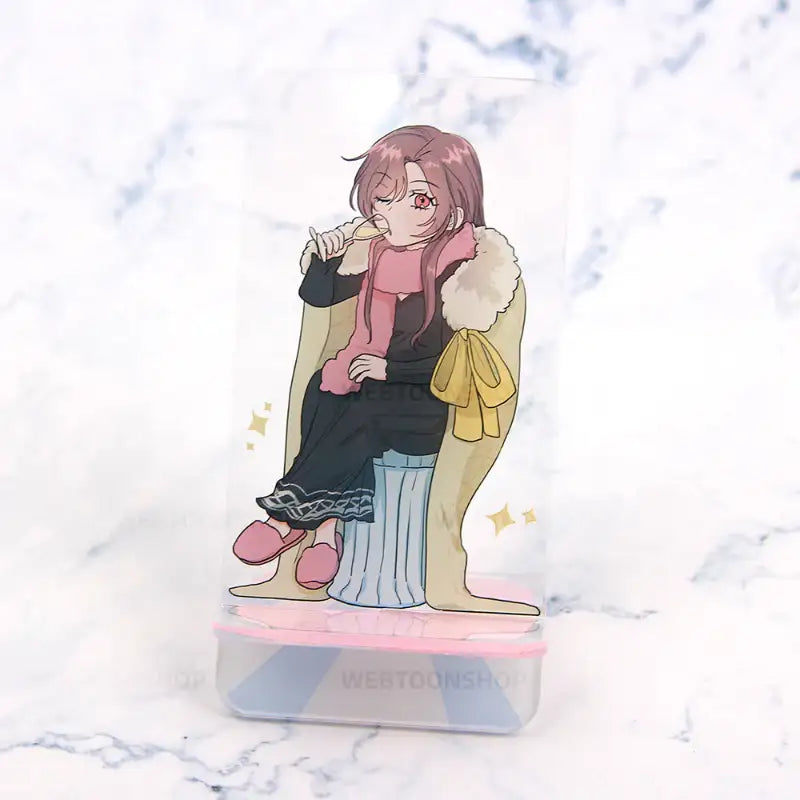 The Northern Duke Needs a Warm Hug - Acrylic Phone Holder - Webtoon Shop - Phone Stand - Harumio