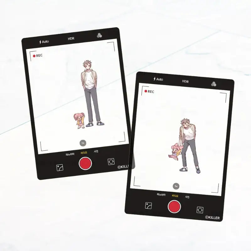 Teddy Bear - Photo Frame Set - Webtoon Shop - Acrylic Photo Frames - Harumio
