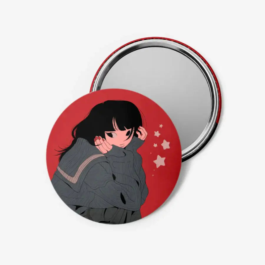 SOZ - Star Girl Mirror Button - Marpple Shop - Mirror - Harumio