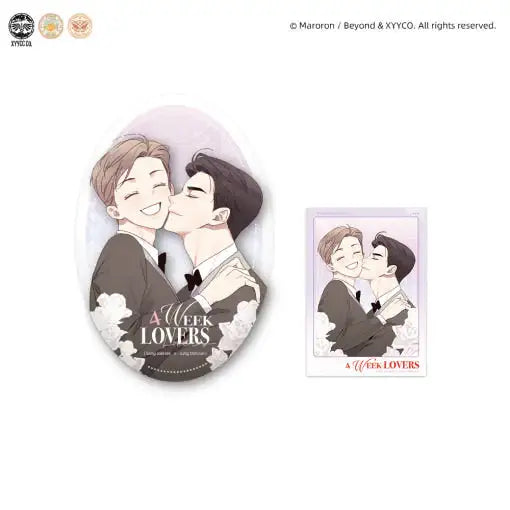 4 Week Lovers - Can Badge Set - GOODSBEE - Can Badge - Harumio