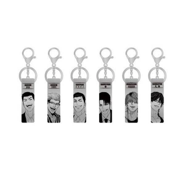 2025 WORLD WEBTOON FESTIVAL X LOOKISM ARCADE POP-UP - Sketch Metal Keyring - Lookism - Metal Keyring - Harumio