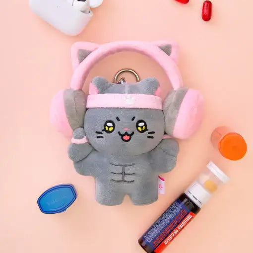 Meow Man - Yong Cheol Muscle Mini Doll Keychain - Webtoon Friends - Keyring - Harumio