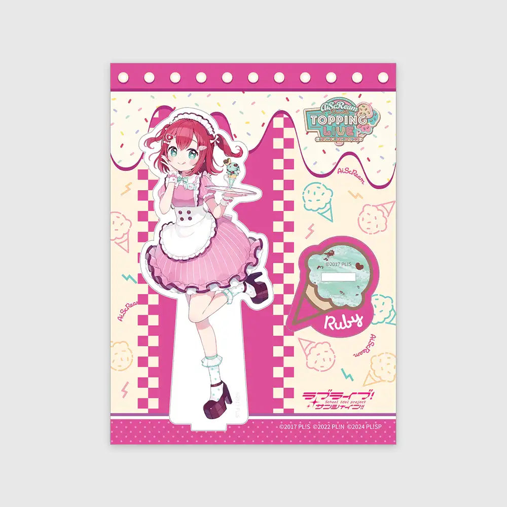 Love Live! x ANIPLUS - AiScReam presents TOPPING LIVE Acrylic Stand (Kurosawa Ruby) - ANIPLUS - Acrylic Stand - Harumio