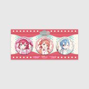 Love Live! x ANIPLUS - AiScReam presents TOPPING LIVE Teen Button 3-piece Set - ANIPLUS - Pin Button - Harumio