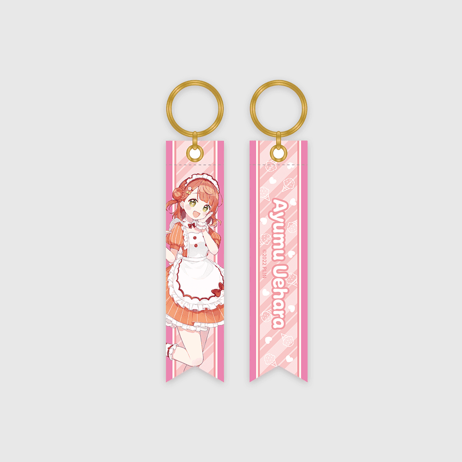 Love Live! x ANIPLUS - AiScReam presents TOPPING LIVE Ribbon Keychain (Ayumu Uehara) - ANIPLUS - Keychain - Harumio