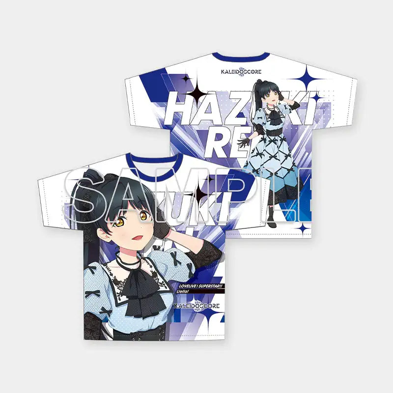 Love Live! Superstar!! x ANIPLUS - Full Graphic T-shirt Ver. Music-Talk-Teamwork!! - ANIPLUS - T-Shirt - Harumio