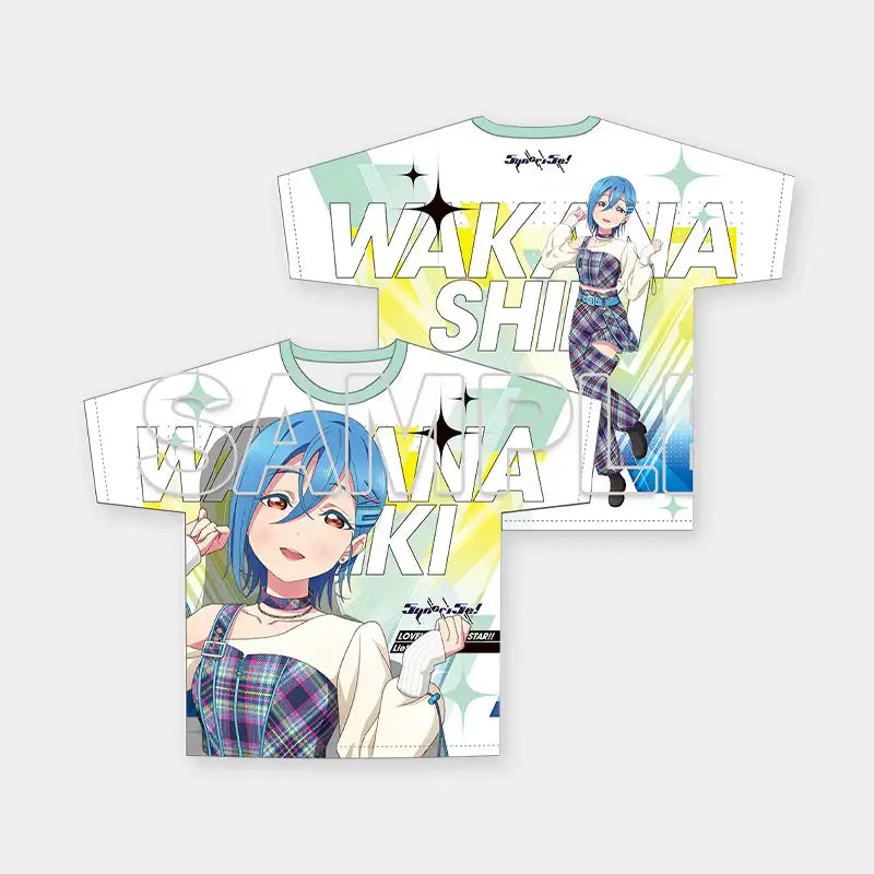 Love Live! Superstar!! x ANIPLUS - Full Graphic T-shirt Ver. Music-Talk-Teamwork!! - ANIPLUS - T-Shirt - Harumio