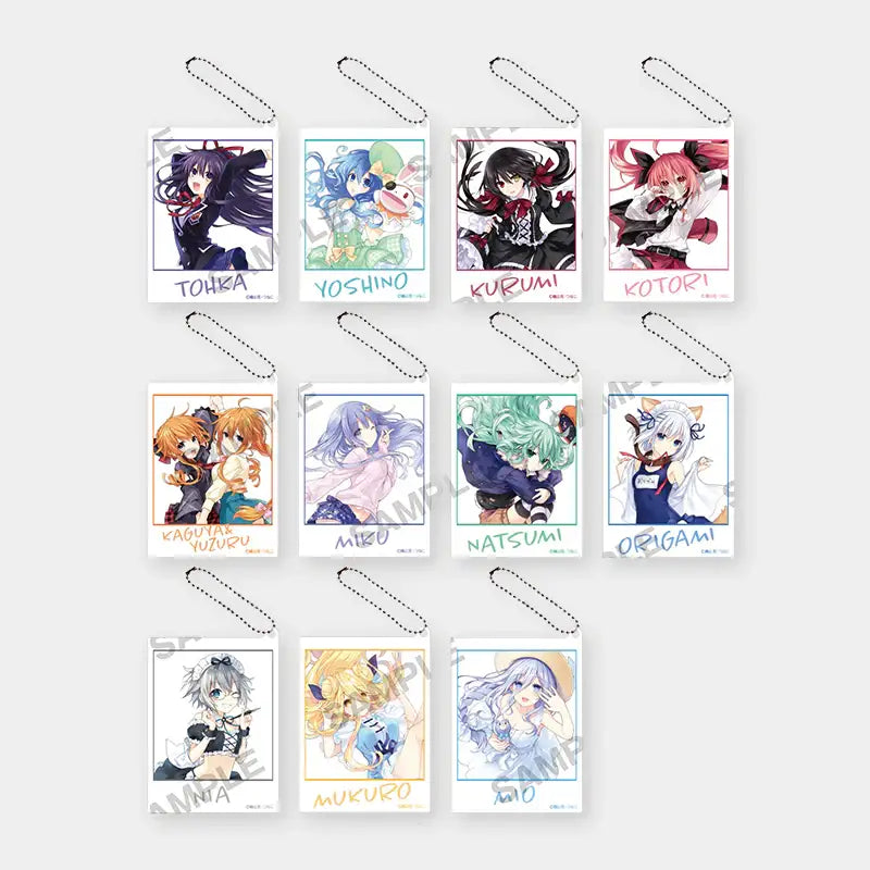 Date A Live x ANIPLUS - Trading Photo Style Acrylic Card Key Holder (Random) - ANIPLUS - Keychain - Harumio