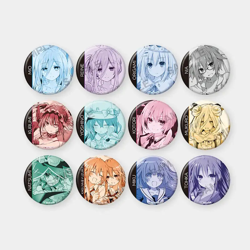 Date A Live x ANIPLUS - Trading Can Badge Memorial Collection Vol.4 (Random) - ANIPLUS - Can Badge - Harumio