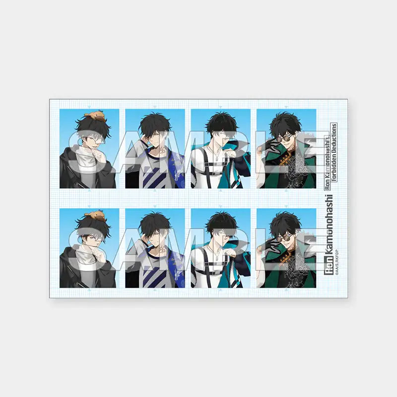 Ron Kamonohashi's Forbidden Deductions x ANIPLUS - ID Photo-style Sticker - ANIPLUS - Sticker - Harumio
