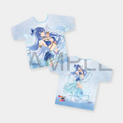 Konosuba: God's Blessing on This Wonderful World! x ANIPLUS - Full Graphic T-Shirt Aqua Commemorative Costume ver. - ANIPLUS - T-Shirt - Harumio