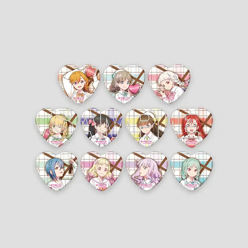 Love Live! Superstar!! x ANIPLUS - Trading Heart Can Badge Ver. Valentine 2025 (Random) - ANIPLUS - Can Badge - Harumio