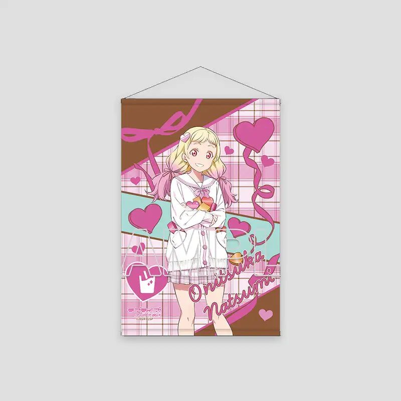 Love Live! Superstar!! x ANIPLUS - B2 Lame Tapestry Ver. Valentine 2025 - ANIPLUS - Tapestry - Harumio