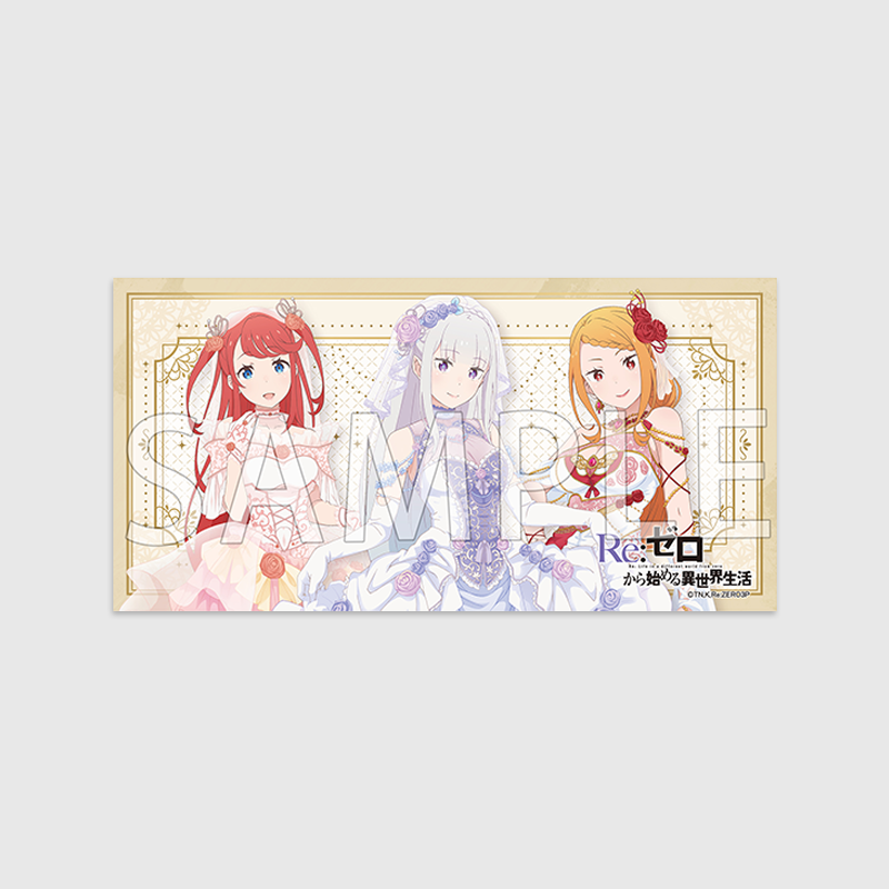 Re:Zero − Starting Life in Another World x ANIPLUS - Desk mat (Wedding ver.)