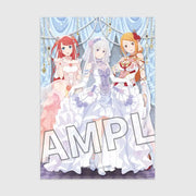Re:Zero − Starting Life in Another World x ANIPLUS - A3 Clear Poster (Wedding ver.) - ANIPLUS - Poster - Harumio