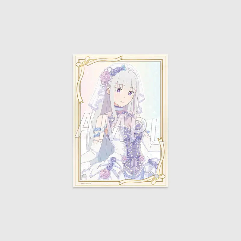 Re:Zero − Starting Life in Another World x ANIPLUS - Kirakira Acrylic Panel Wedding ver. - ANIPLUS - Acrylic Panel - Harumio