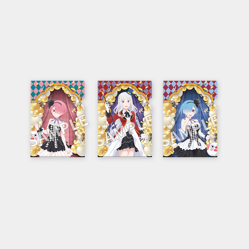 Re:Zero - Starting Life in Another World x ANIPLUS - Clear File Set (CARNIVAL ver.)
