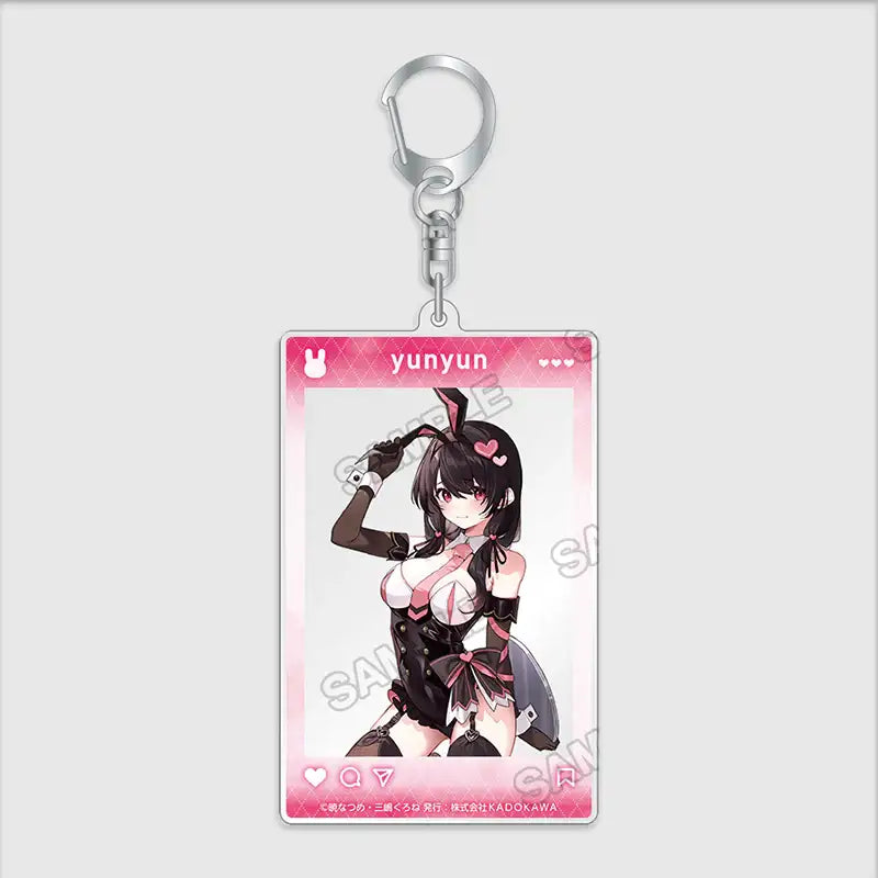 Konosuba: God's Blessing on This Wonderful World! x ANIPLUS - SNS-style Acrylic Key Holder Fuyun Bunny ver. - ANIPLUS - Acrylic Key Holder - Harumio