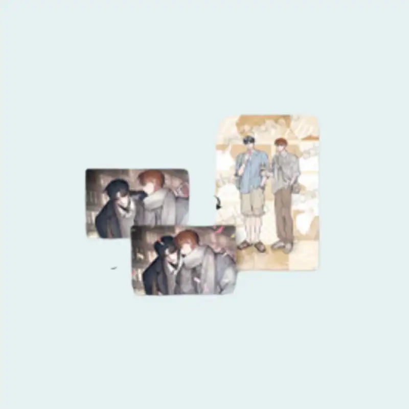 Time's Up x Second Echo - Lenticular + PET Bookmark Postcard Set - Second Echo - Lenticular - Harumio