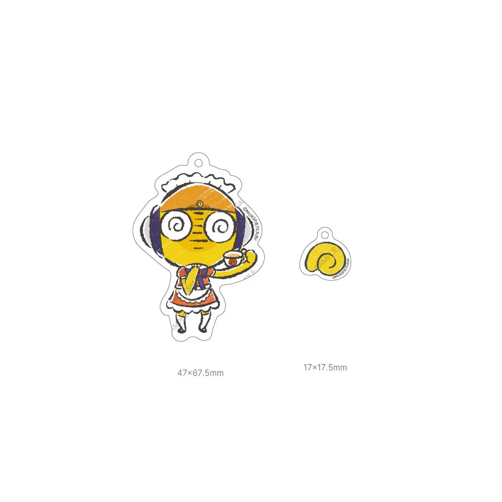 Keroro Gunsou - Cafe New Illustration Acrylic Keyring (Maid ver.) - Toon!que - Acrylic Keyring - Harumio