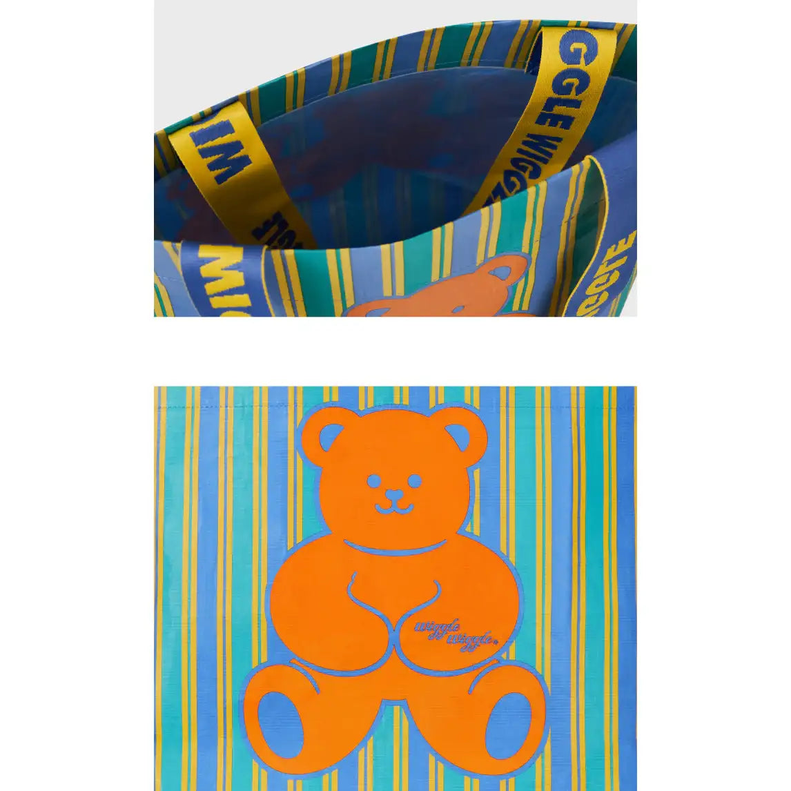 Wiggle Wiggle - Teddy Bear Reusable Shopper Bag (S) - Wiggle Wiggle - Clothing - Harumio