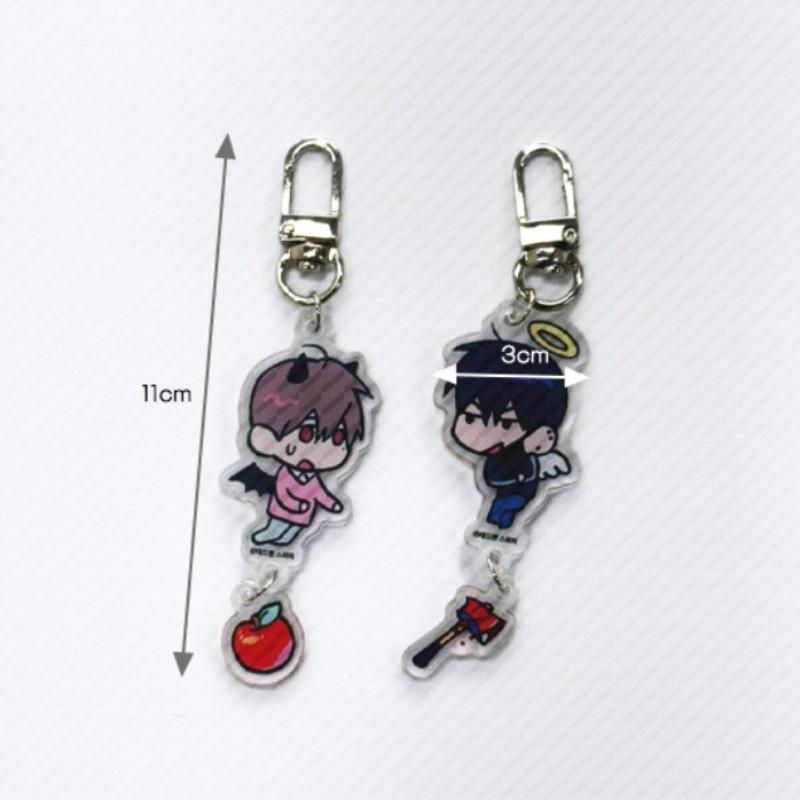 Dead Man's Switch - Acrylic Keyring Set - Official W - Acrylic Keyring - Harumio