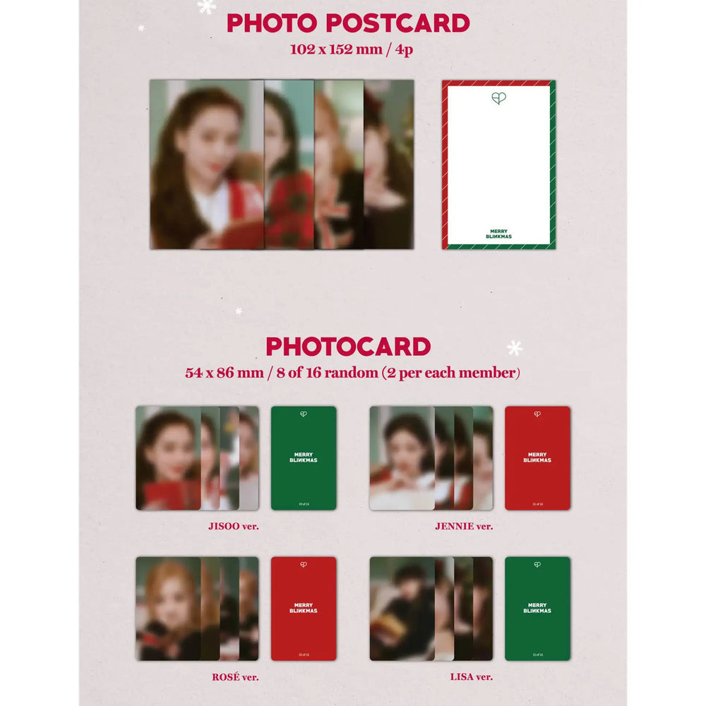 Blackpink - The Game Photocard Collection (Christmas Edition) - YGPLUS - Album - Harumio