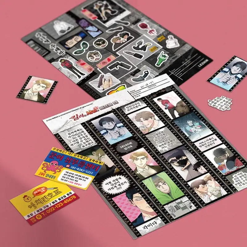 Killer Crush - Stickers Set - Lezhin - Stickers - Harumio