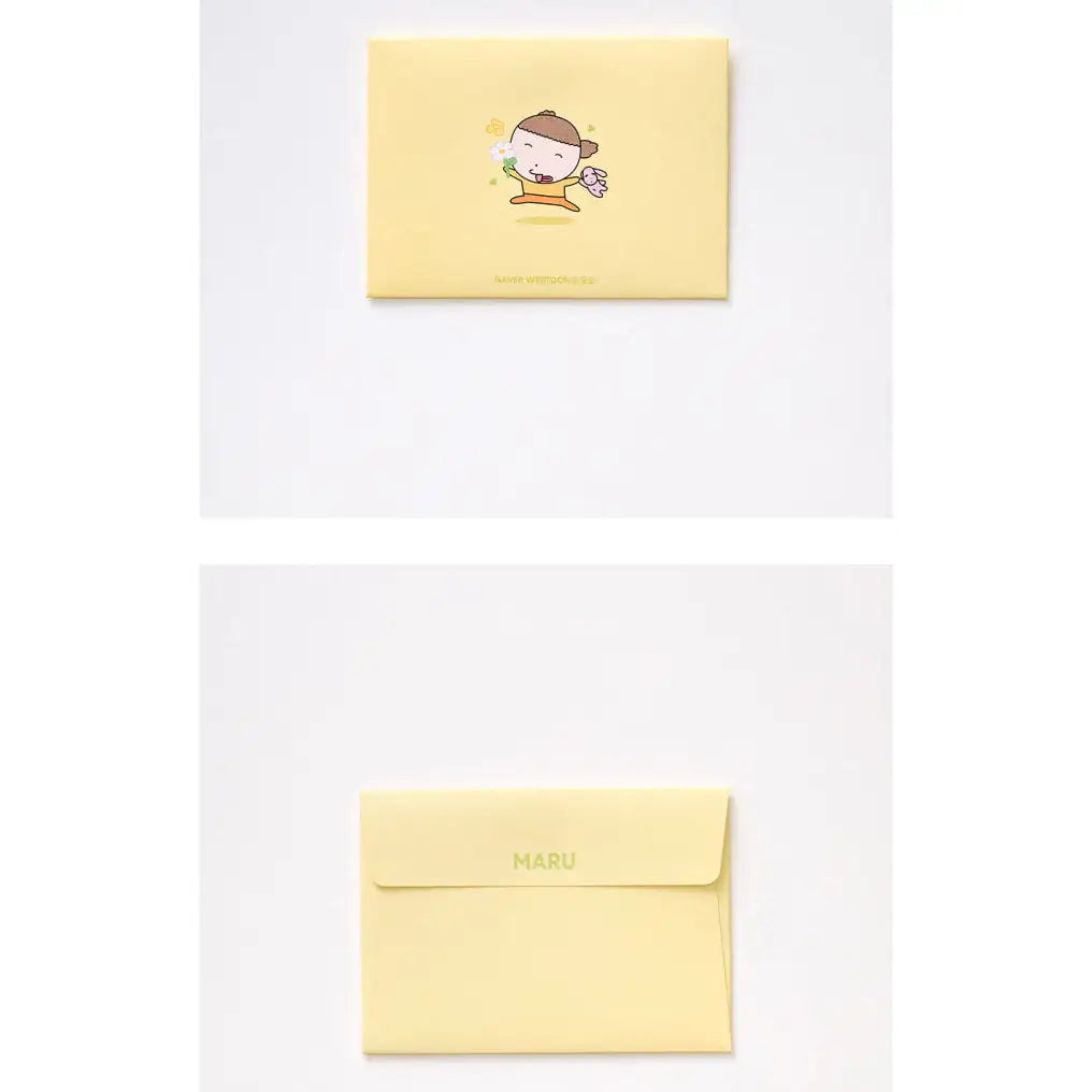 Maru Is a Puppy - Maru Gangjwi Mini Card Envelope Set - Webtoon Friends - Card - Harumio