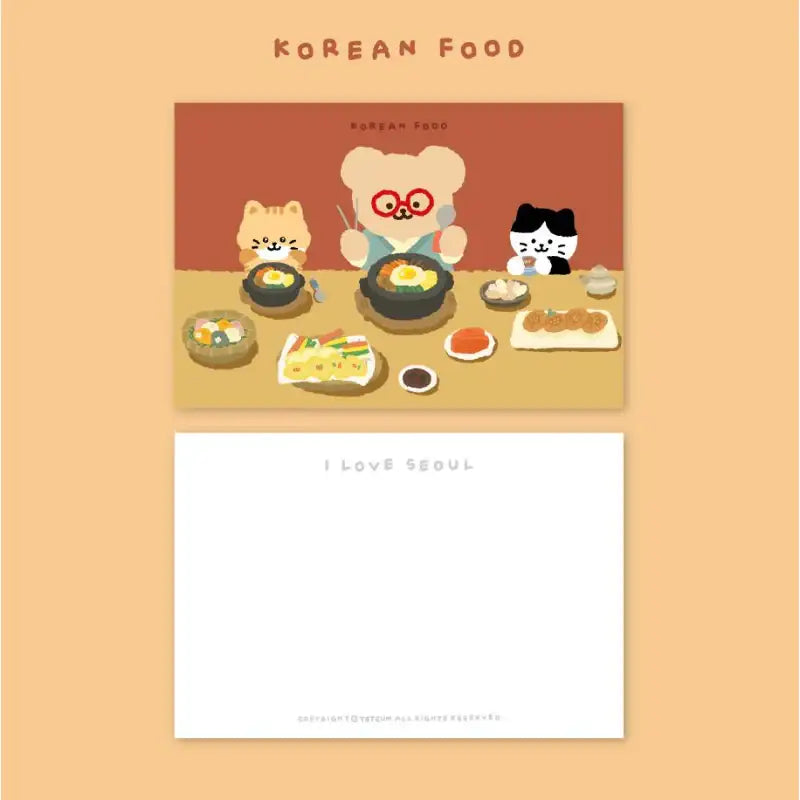 Teteum - I Love Seoul Postcards - Teteum - Postcards - Harumio