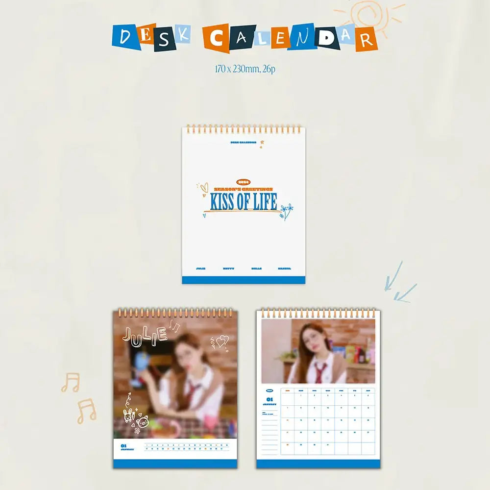 Kiss Of Life - 2024 Season's Greetings - Everline Co. Ltd. / S2 ENTERTAINMENT - Merchandise - Harumio