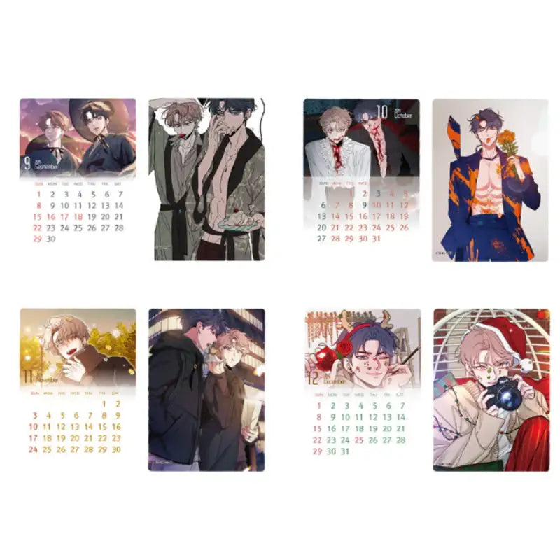 Sketch 2024 Photo Card Calendar Acrylic Stand - Daewon & Book - Calendars - Harumio