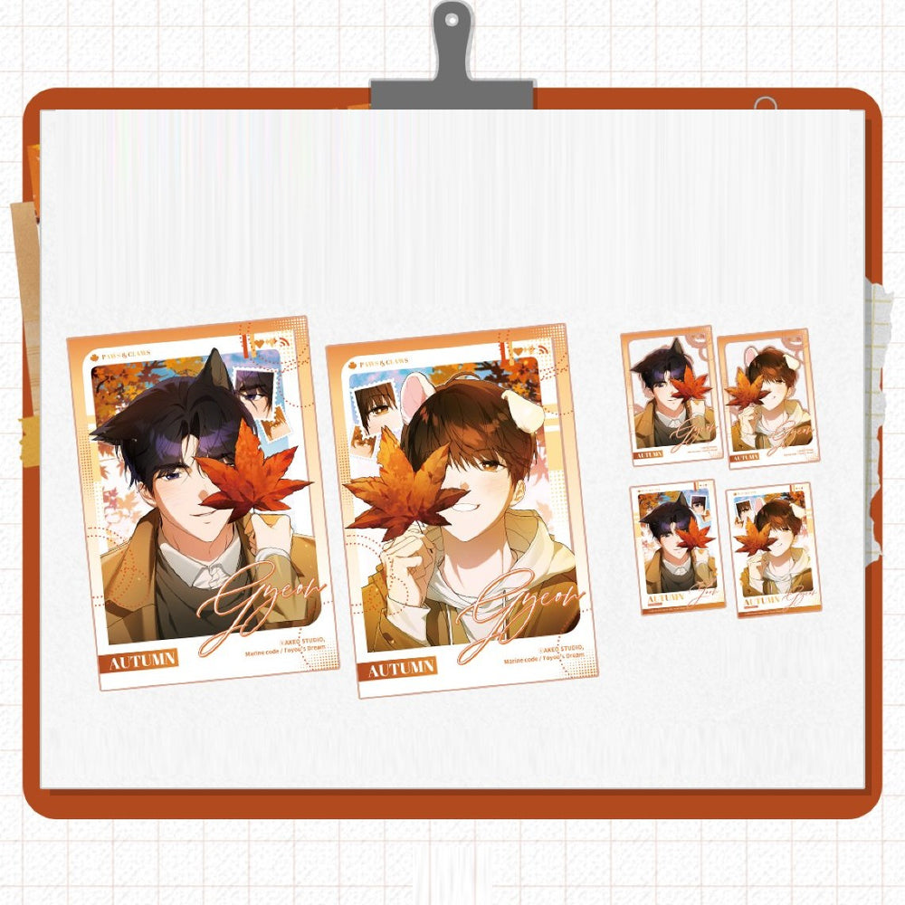 COMI PLUS x GANYMEDES x Toyou's Dream - Paws & Claws Polaroid Card Set