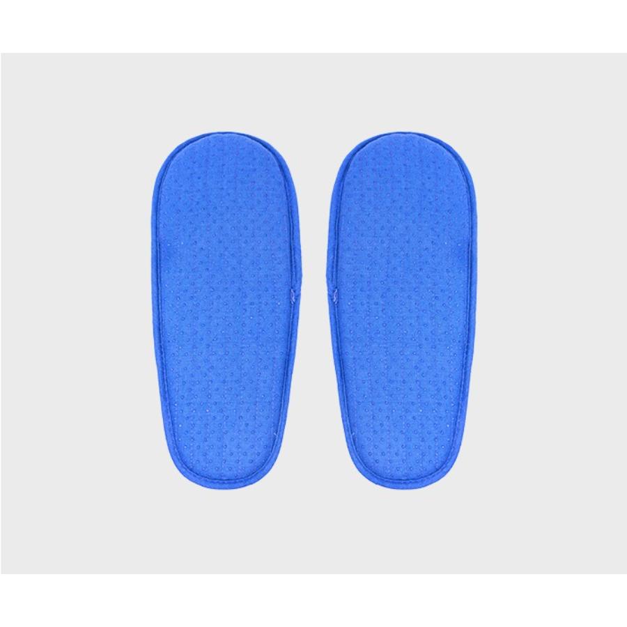 Wiggle Wiggle - Washable Fabric Home Slippers (Lucky Puppy Blue)