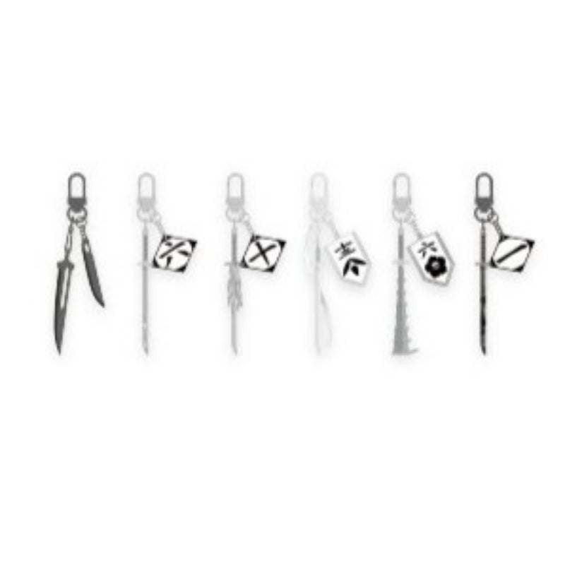 Oh!Make Pop-Up Store - Bleach - Zanpakutō Metal Keyring - Oh!Make - Keyring - Harumio