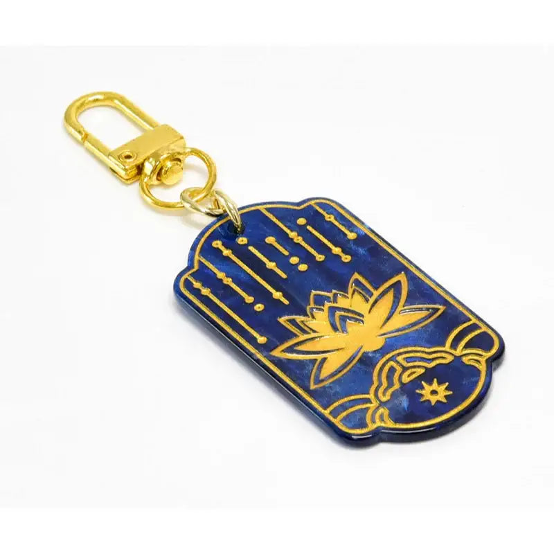 Where the Dragon's Rain Falls - Mother-of-pearl Patterned Acrylic Keyring - Soone Content - Keyrings - Harumio