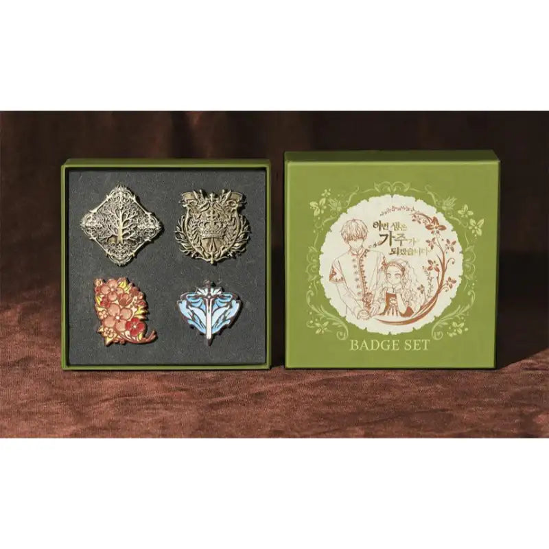 I Shall Master This Family - Metal Badge Set - D&C WEBTOON Biz - Metal Badges - Harumio