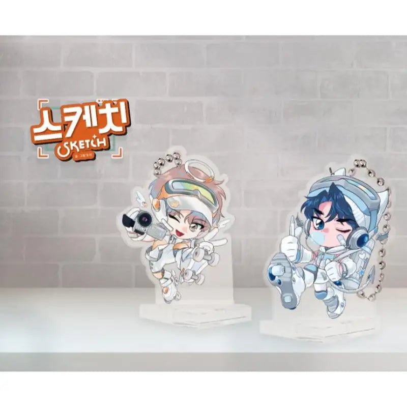 Sketch - Mini Acrylic Keyring - BeOn Cafe - Acrylic Keyrings - Harumio